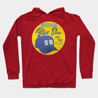 South Bend Blue Sox • AAGPBL Hat Hoodie